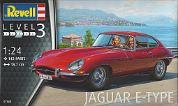 Slotcars66 Jaguar E-Type 1/24th scale Revell plastic kit 